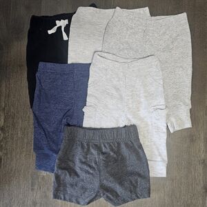 Mixed Lot of Baby Pants - Gray, Blue, Black, and Charcoal